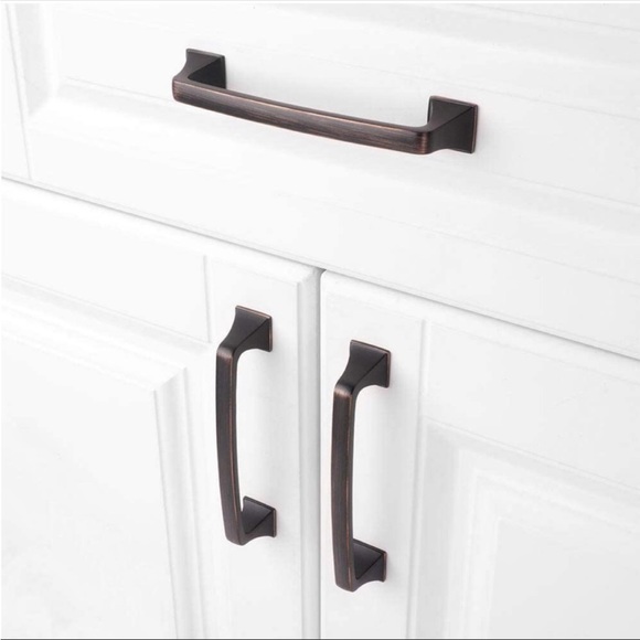 Kitchen Big Square Foot Arch Pull Oil Rubbed Bronze Handle 5